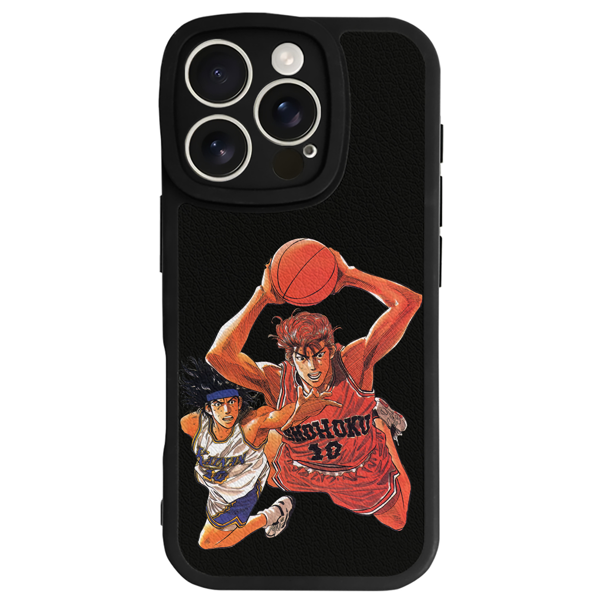 （画像用） SLAM DUNK／スラムダンク 【iPhone 16シリーズ対応】シリコンスマホケース（レザー調） 材質：シリコン